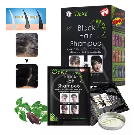 SHAMPOO CAPILAR DEXE – CUBRE CANAS | Envió Gratis