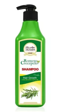 SHAMPOO CRECE PELO - TRATAMIENTO INTENSIVO (Con extracto de romero y Vitaminas)