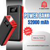 Batería Externa 52000mAH Portátil Power Bank 5 Puertos + Linterna